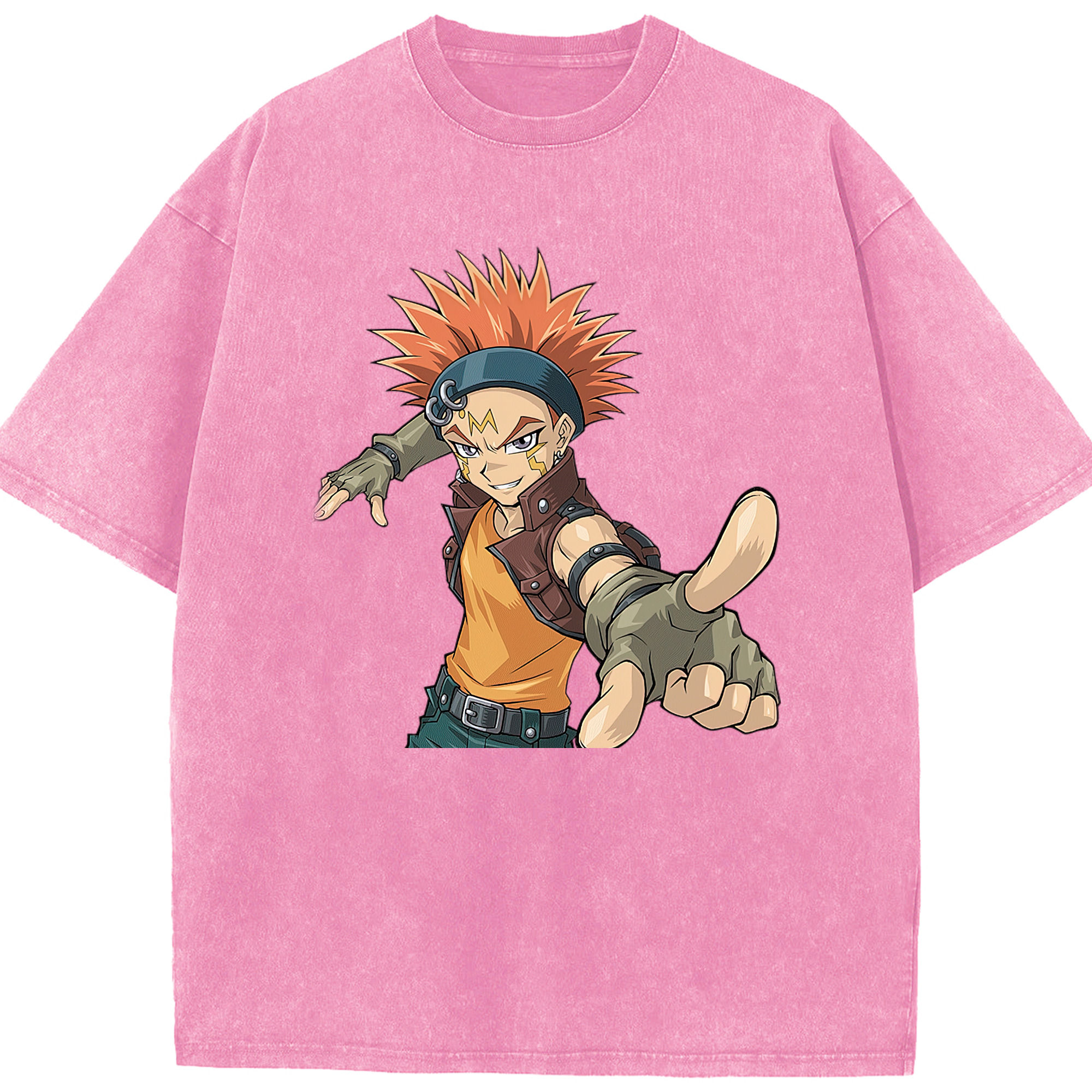 （画像用） 遊☆戯☆王 Yu-Gi-Oh! 綿100% ヴィンテージ風 半袖Tシャツ（フロントプリント）